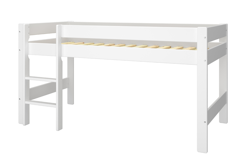 NICE Łóżko piętrowe ze stelażem biały - zdjęcie 1
