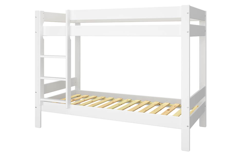 NICE Łóżko piętrowe ze stelażem biały - zdjęcie 4