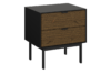 SOMA Stolik nocny czarny/jesion ciemny - zdjęcie 3