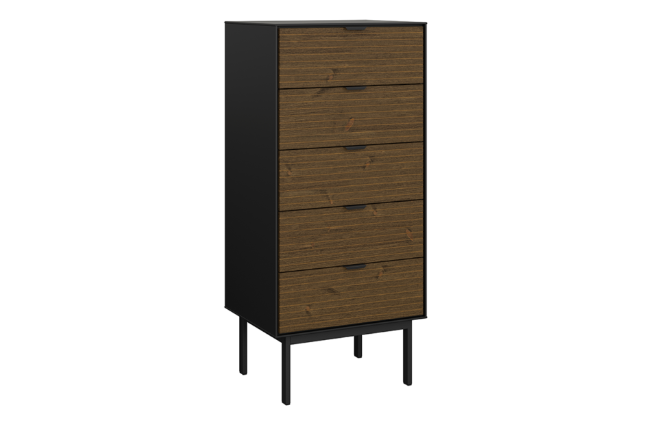 SOMA Komoda czarny/jesion ciemny - zdjęcie 1