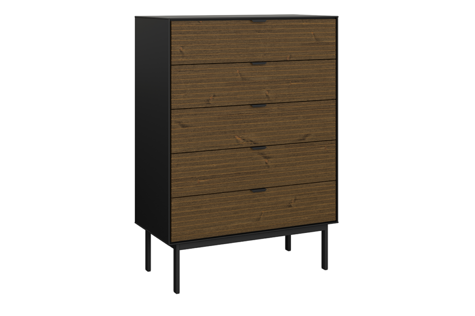 SOMA Komoda czarny/jesion ciemny - zdjęcie 1