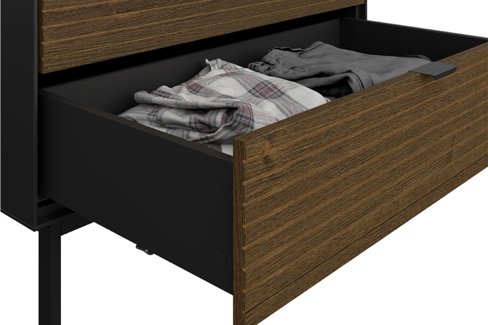 SOMA Komoda czarny/jesion ciemny - zdjęcie 3