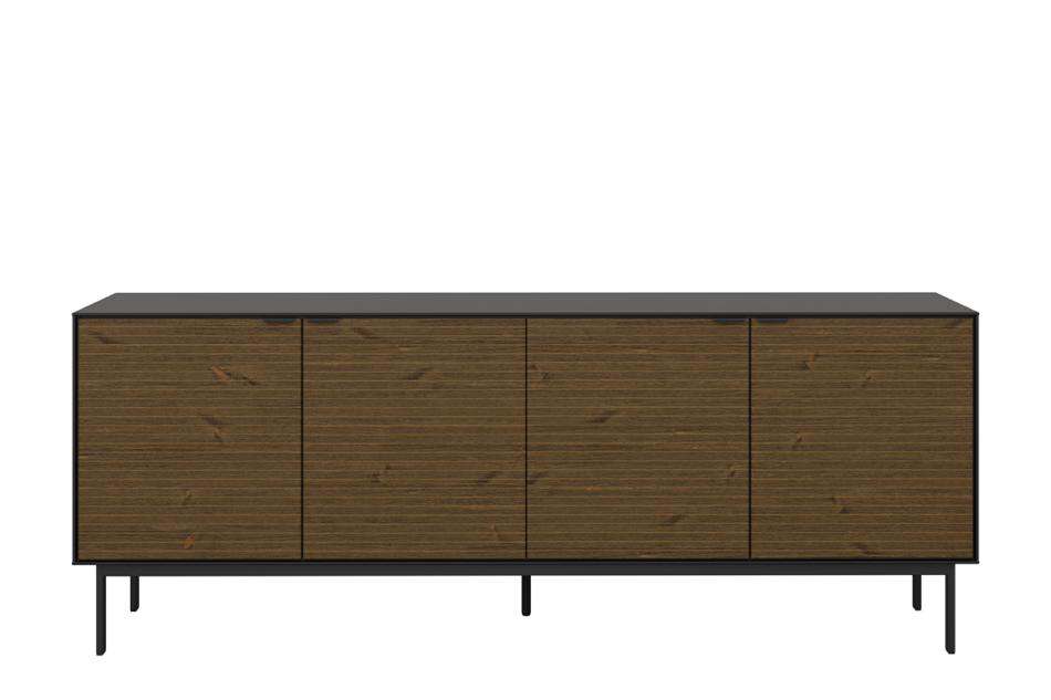 SOMA Komoda czarny/jesion ciemny - zdjęcie 0