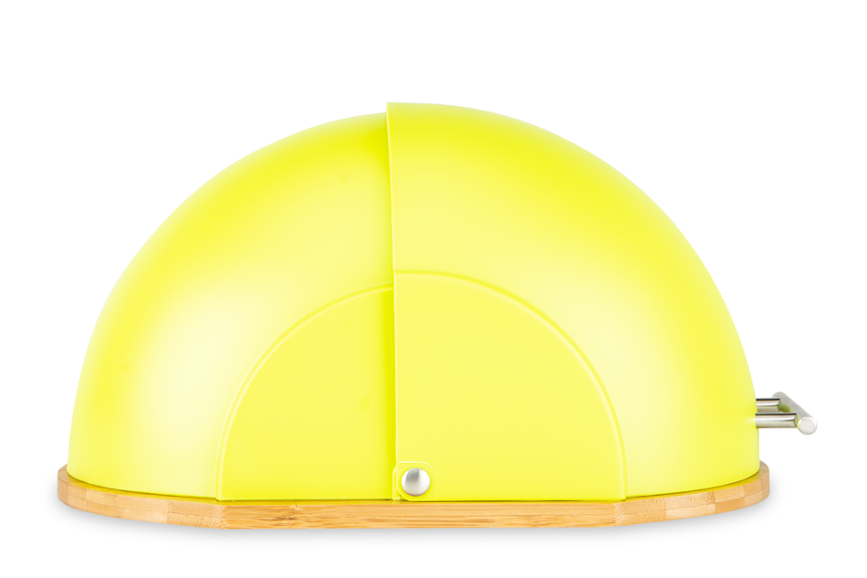 SILIGO Chlebak bambusowy zielony okrągły zielony - zdjęcie 3