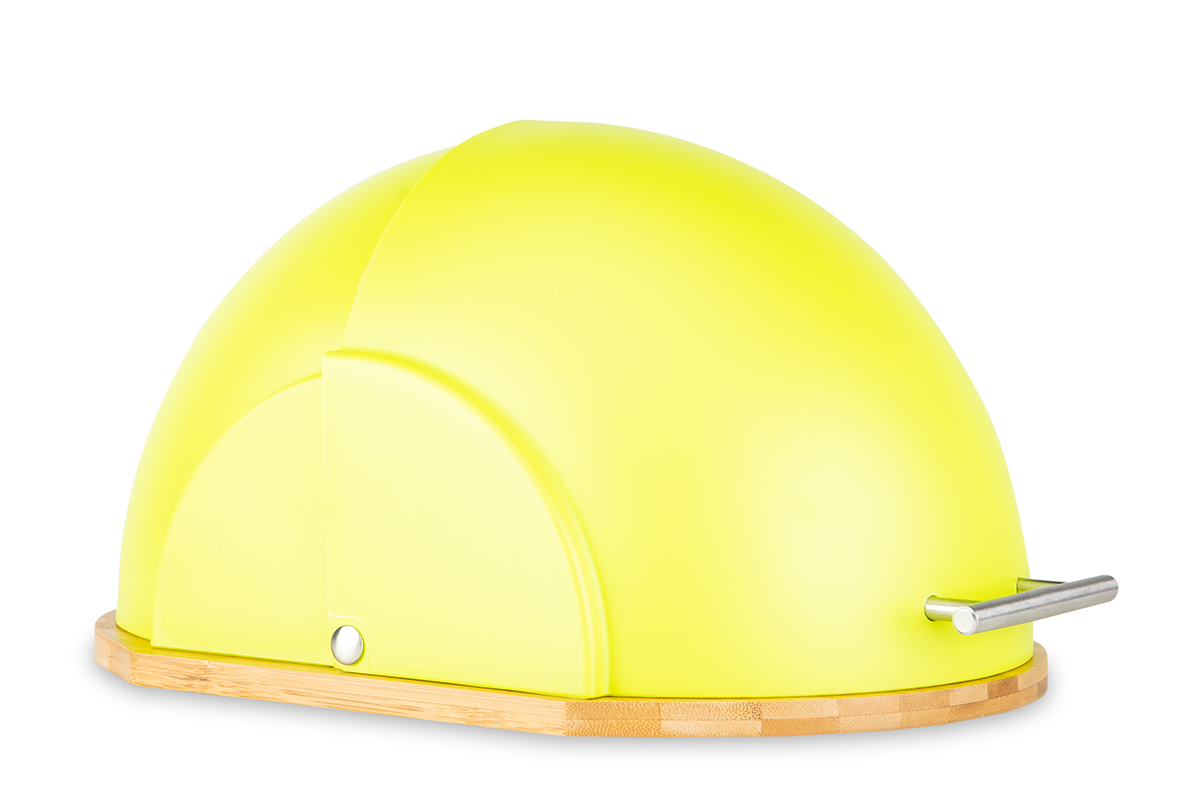 Chlebak bambusowy zielony okrągły