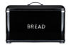 Chlebak stalowy mały czarny