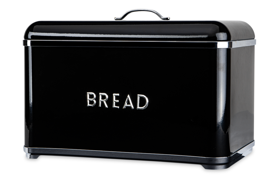 MARTI Chlebak stalowy mały czarny czarny - zdjęcie 2