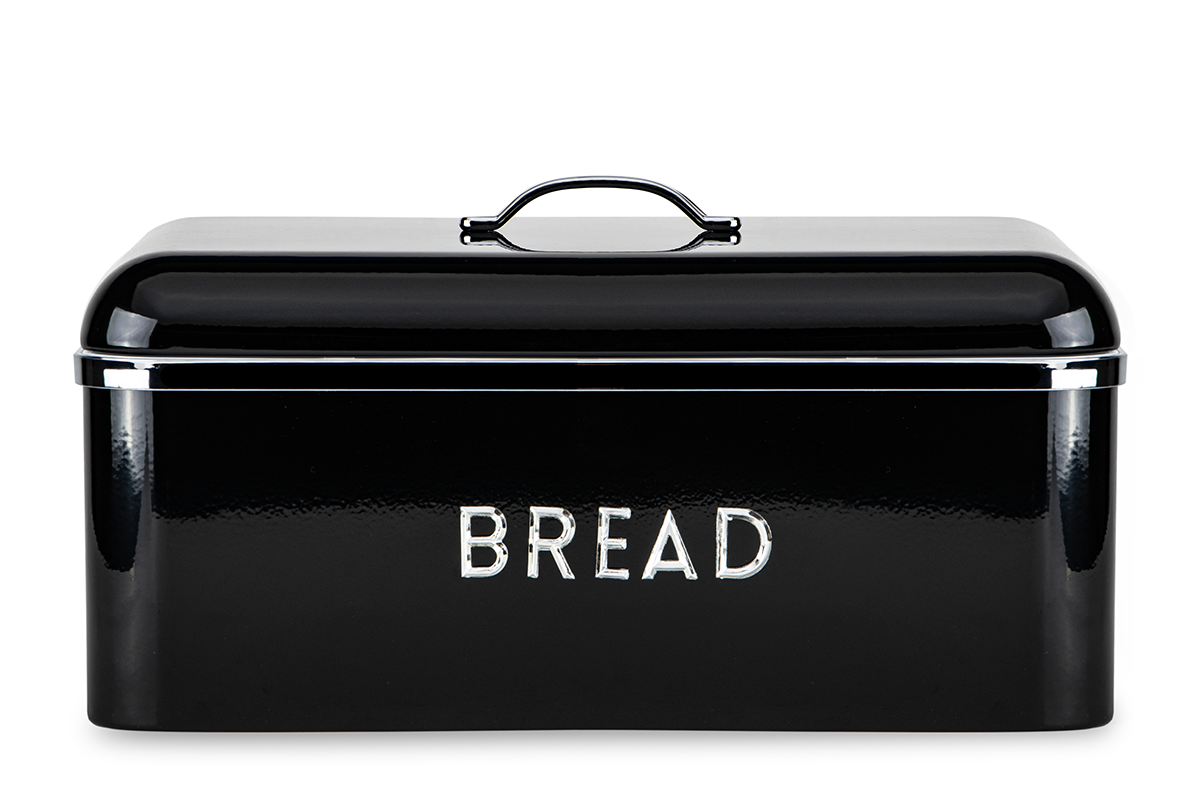 Chlebak stalowy czarny