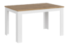 DAMINO Stół rozkładany biały połysk/dąb wotan - zdjęcie 2