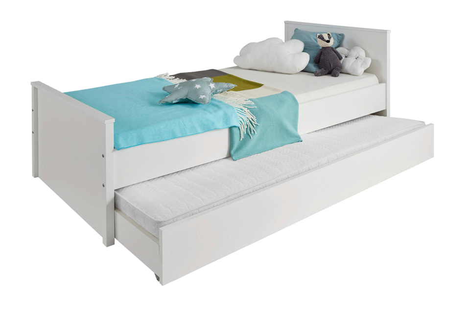 FARGE Łóżko rama biały - zdjęcie 1