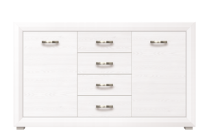 MILVO, https://dev1-mda.konsimo.pl/kolekcja/milvo/ Komoda biały - zdjęcie