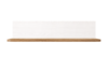 MILVO Półka wisząca biały/orzech naturalny - zdjęcie 1