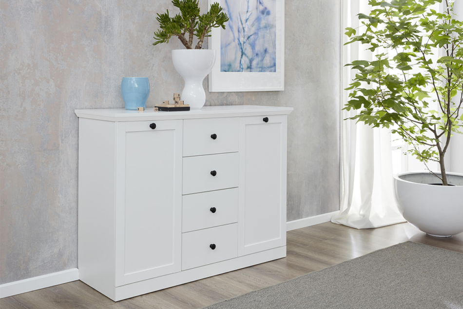 LIANTE Komoda biały - zdjęcie 1