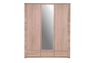 THEMO, https://dev1-mda.konsimo.pl/kolekcja/themo/ Szafa z lustrem na ubrania dąb sonoma dąb sonoma - zdjęcie