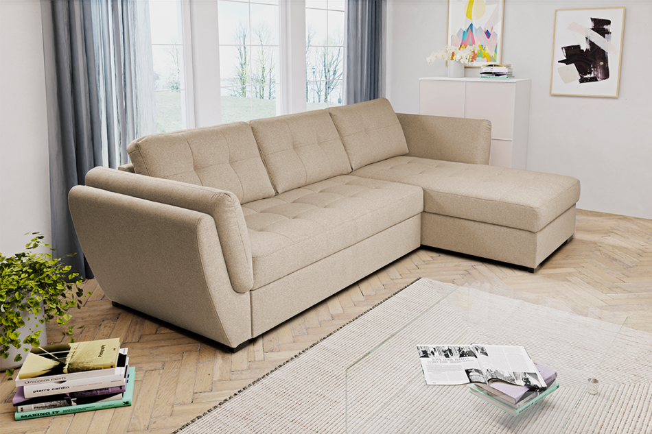 HALOPE Narożnik lewy/prawy beżowy - zdjęcie 1