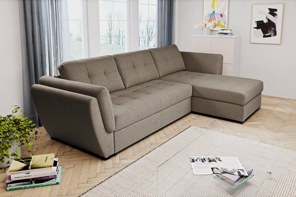 HALOPE Narożnik lewy/prawy brązowy - zdjęcie 1