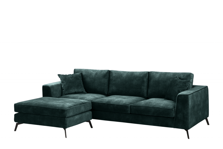 NORIS Narożnik lewy/prawy ciemny zielony - zdjęcie 1