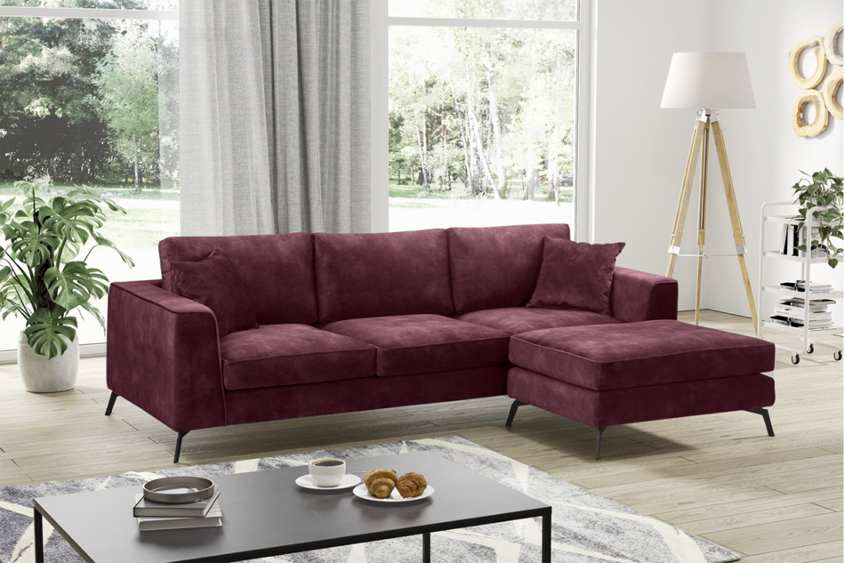 NORIS Narożnik lewy/prawy bordowy - zdjęcie 15