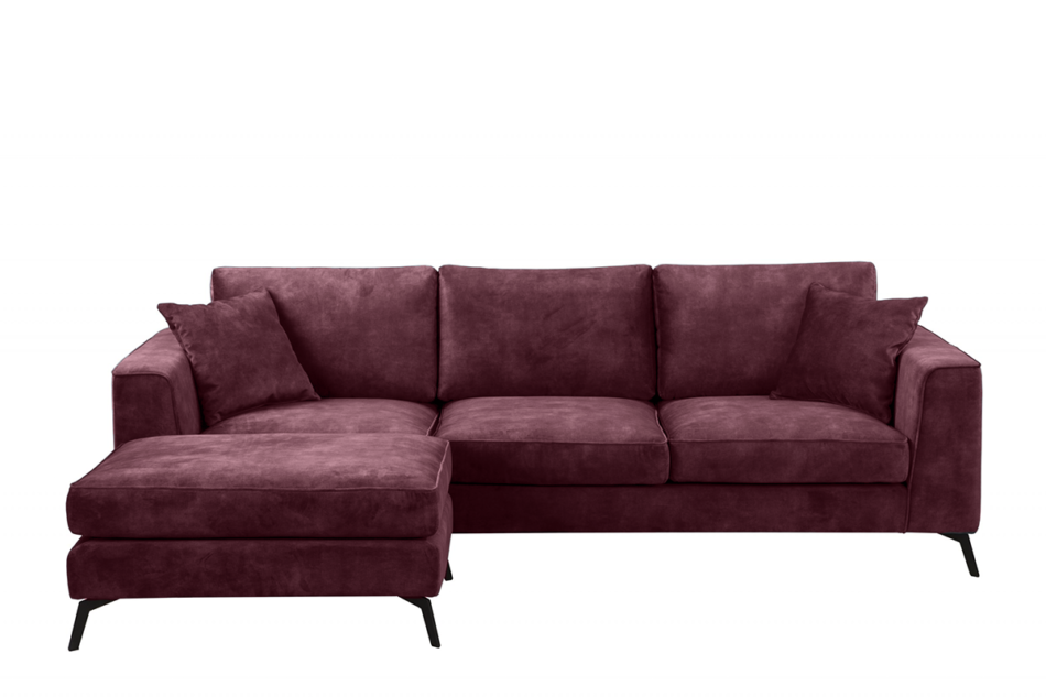 NORIS Narożnik lewy/prawy bordowy - zdjęcie 0