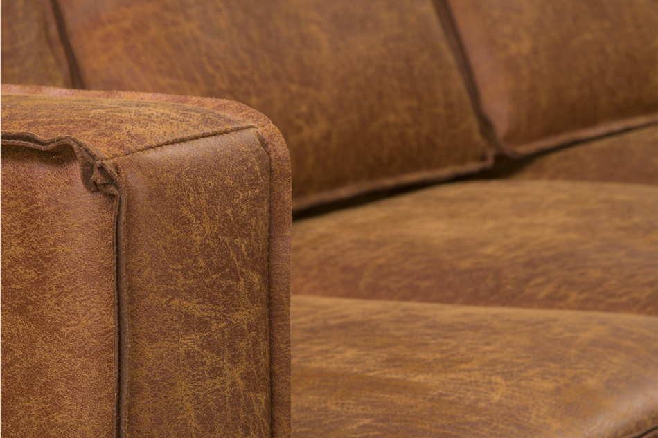 ALTHA Sofa 3 jasny brązowy - zdjęcie 8