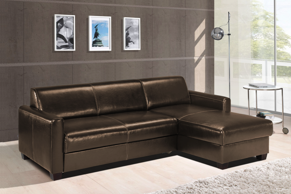 VESTER Narożnik lewy/prawy ciemny brązowy - zdjęcie 2