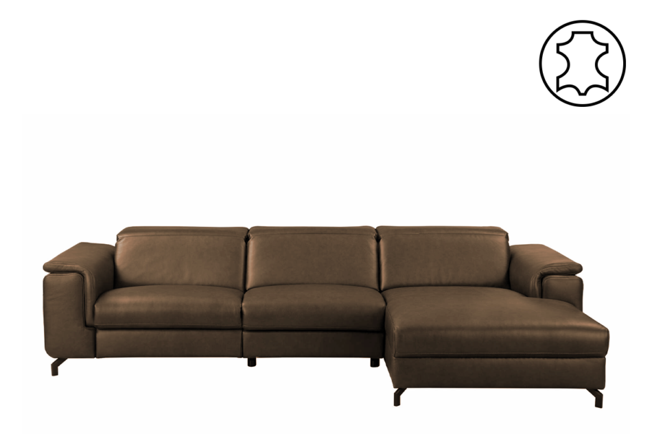 CERTI Narożnik lewy/prawy brązowy - zdjęcie 0