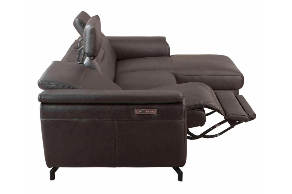 CERTI Narożnik lewy/prawy ciemny brązowy - zdjęcie 4