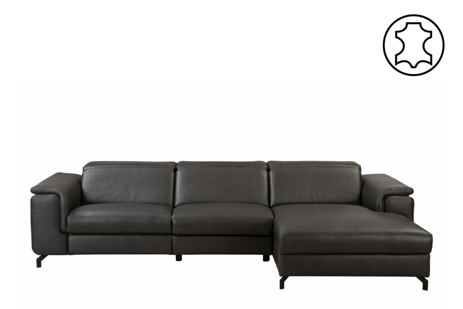 CERTI Narożnik lewy/prawy czarny - zdjęcie 0