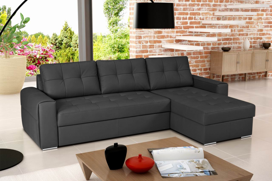 NEVIS Narożnik lewy/prawy szary - zdjęcie 1