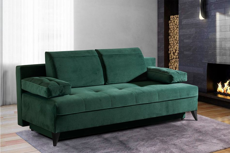 NETISO Sofa 3 ciemny zielony - zdjęcie 4