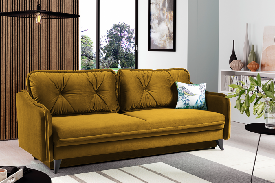 MELICO Sofa 3 musztardowy - zdjęcie 4