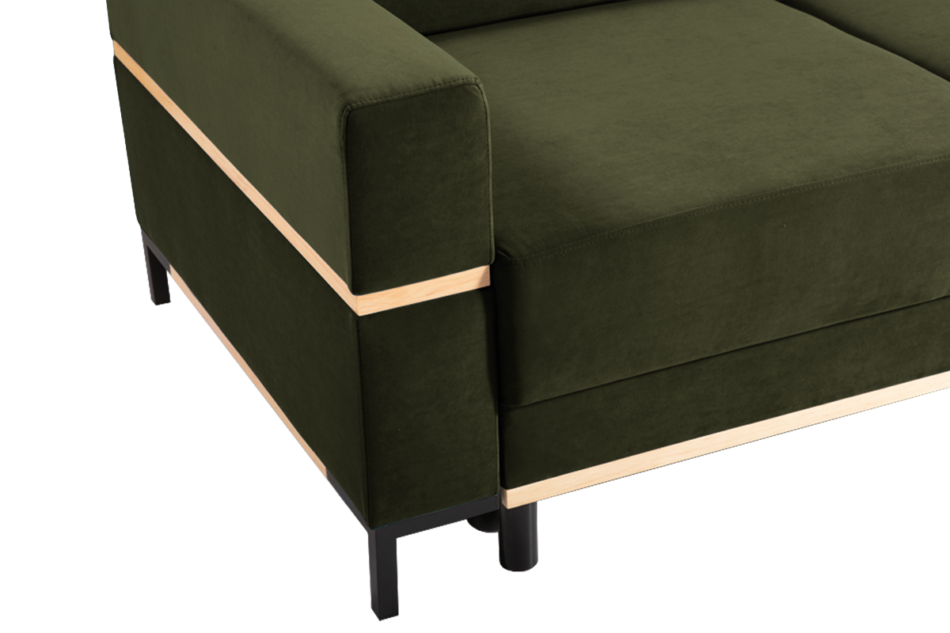 BOHUS Narożnik lewy/prawy oliwkowy - zdjęcie 3