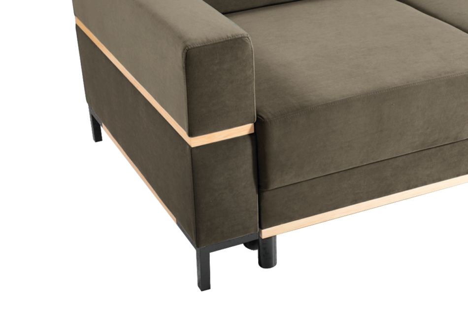 BOHUS Sofa 3 jasny brązowy - zdjęcie 1