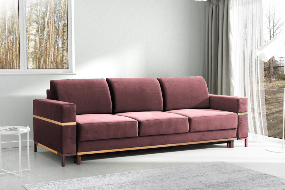 BOHUS Sofa 3 koralowy - zdjęcie 2
