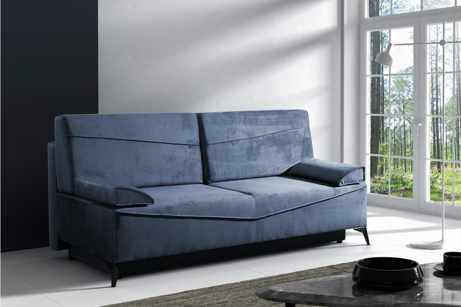 SEOLUS Sofa 3 granatowy - zdjęcie 4