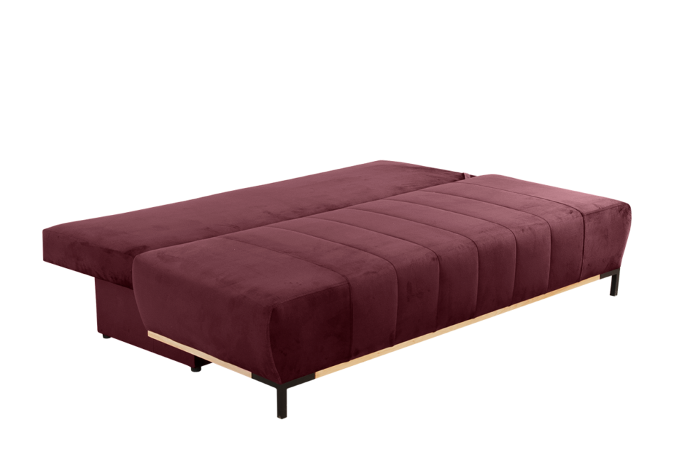 GRANDO Sofa 3 burgundowy - zdjęcie 1