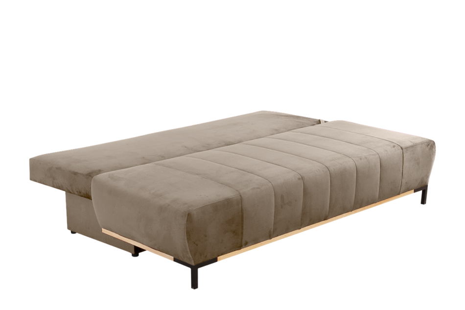 GRANDO Sofa 3 jasny brązowy - zdjęcie 1