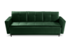SCOLY Sofa 3 ciemny zielony - zdjęcie 1