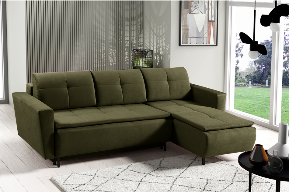 BERGE Narożnik lewy/prawy zielony - zdjęcie 6