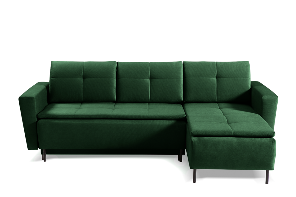 BERGE Narożnik lewy/prawy ciemny zielony - zdjęcie 0