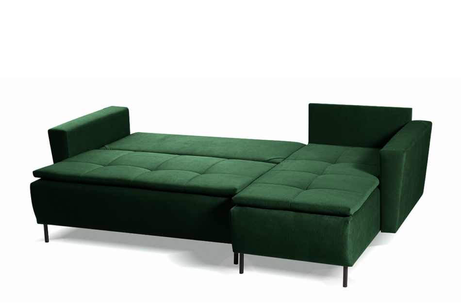 BERGE Narożnik lewy/prawy ciemny zielony - zdjęcie 4