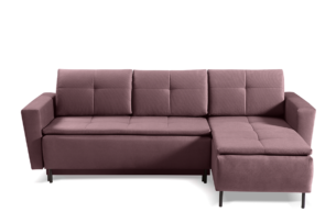 BERGE, https://dev1-mda.konsimo.pl/kolekcja/berge/ Narożnik lewy/prawy fioletowy - zdjęcie