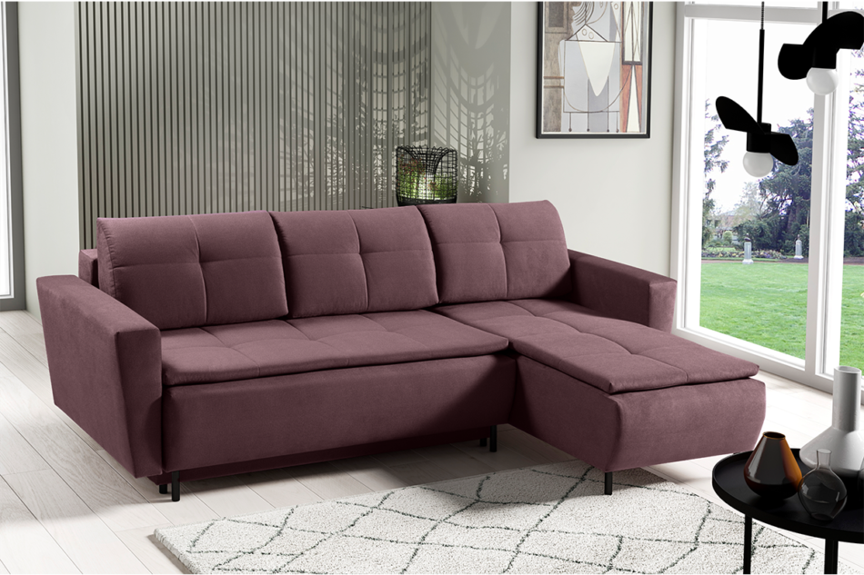 BERGE Narożnik lewy/prawy fioletowy - zdjęcie 6