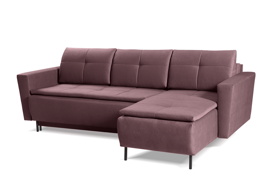 BERGE Narożnik lewy/prawy fioletowy - zdjęcie 1