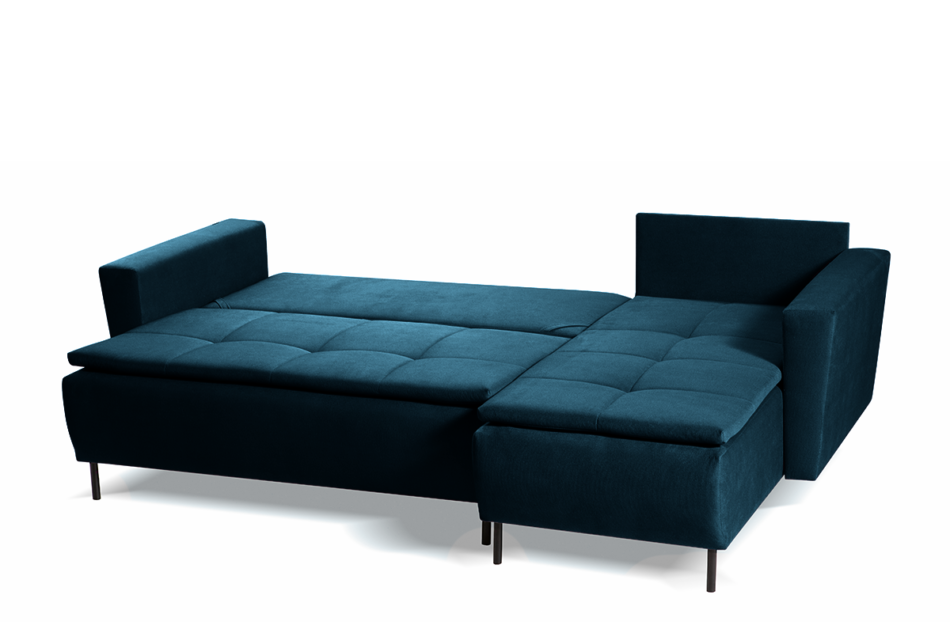 BERGE Narożnik lewy/prawy granatowy - zdjęcie 4