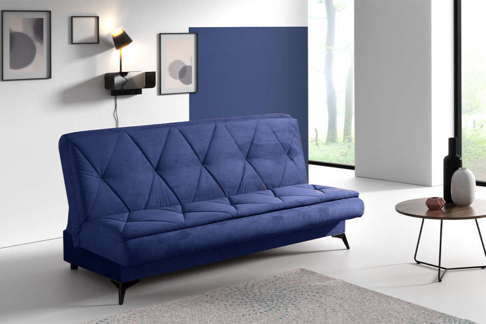 COLLIS Wersalka granatowy - zdjęcie 2