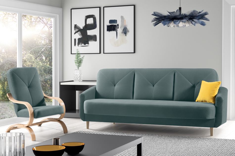 AVENU Wersalka szary - zdjęcie 5