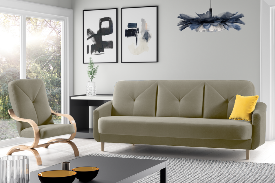 AVENU Wersalka beżowy - zdjęcie 5