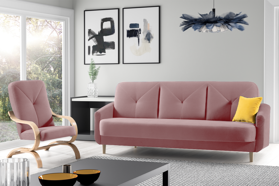 AVENU Wersalka różowy - zdjęcie 5