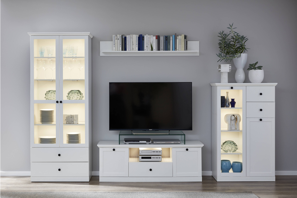 LIANTE Wieszak ścienny biały - zdjęcie 2